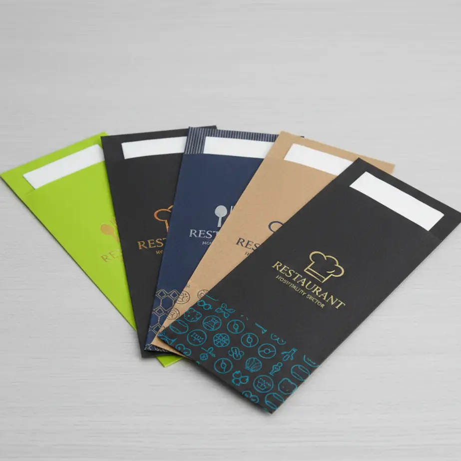 Personalisierte Bestecktaschen - Ansicht 2