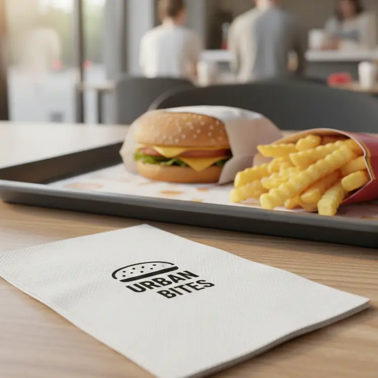 Gepersonaliseerde tissue servetten - weergave 3