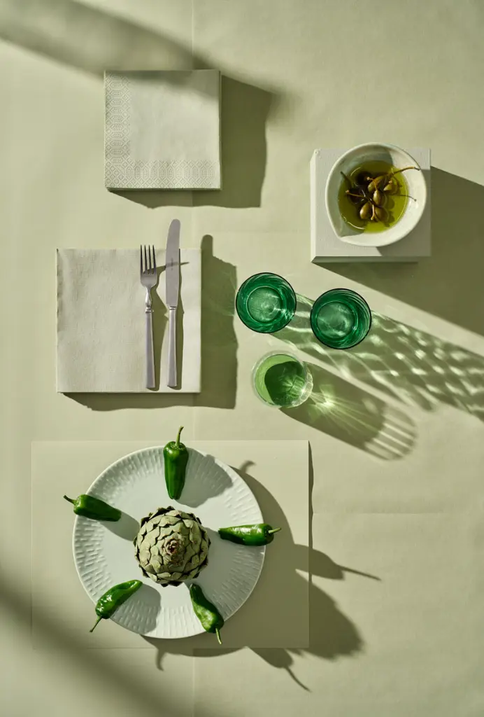 serviettes-ouate-40x40-cm-2-plis-1250pcs-vert-pistache-set-inuse.webp