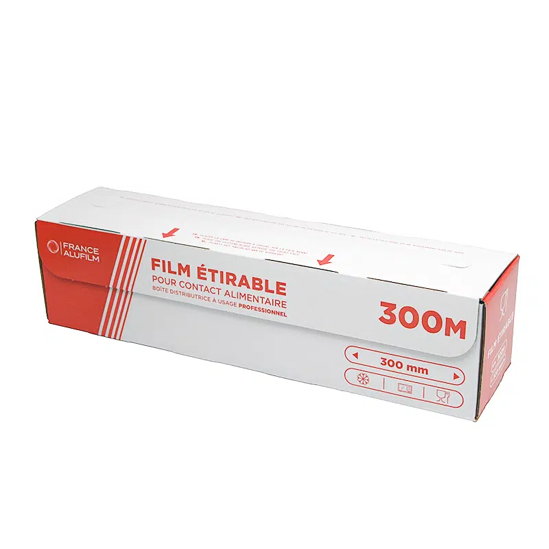Film alimentaire étirable 300m x 300mm – 1 rouleau