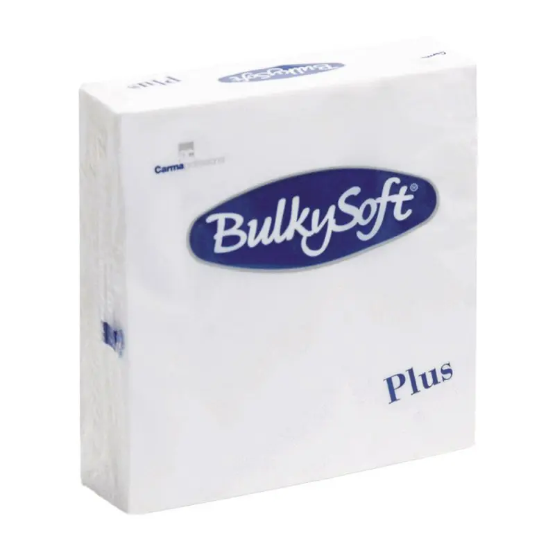 BulkySoft® Napkins Plus White Double Point 2-Ply 38x38 cm 1680PCS 32520