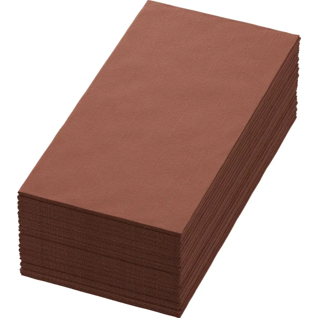 Airlaid Bio Dunisoft® Napkins 40x40 cm 1/8 Fold 360PCS Chestnut