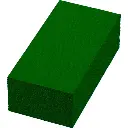 Napkins 3-Ply Ouate 40x40 cm 1/8 Fold 1250PCS Dark Green