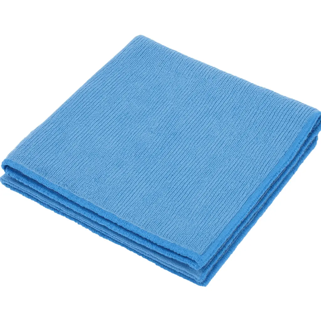 Lavette / chiffon microfibre bleue 50x70cm 5PCS