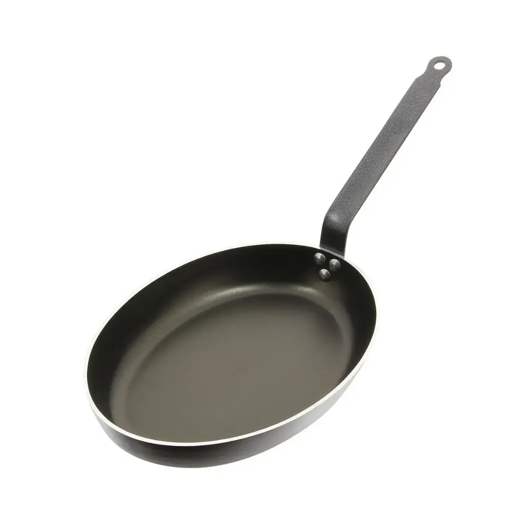 Ovale pan voor vis anti-aanbak CHOC De Buyer 36 cm