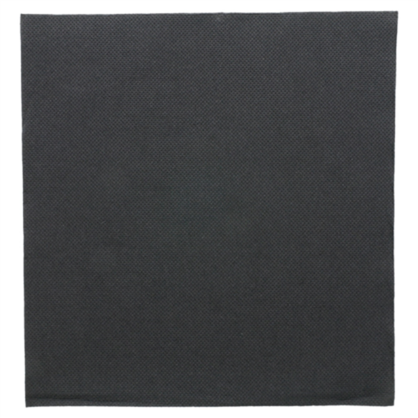 Servetten dubbel punt zwart 38x38 1000pcs