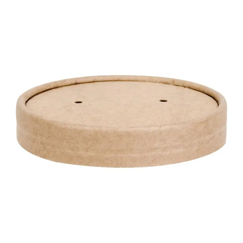 Couvercle pour pot à soupe kraft 960 cc – 500 pièces