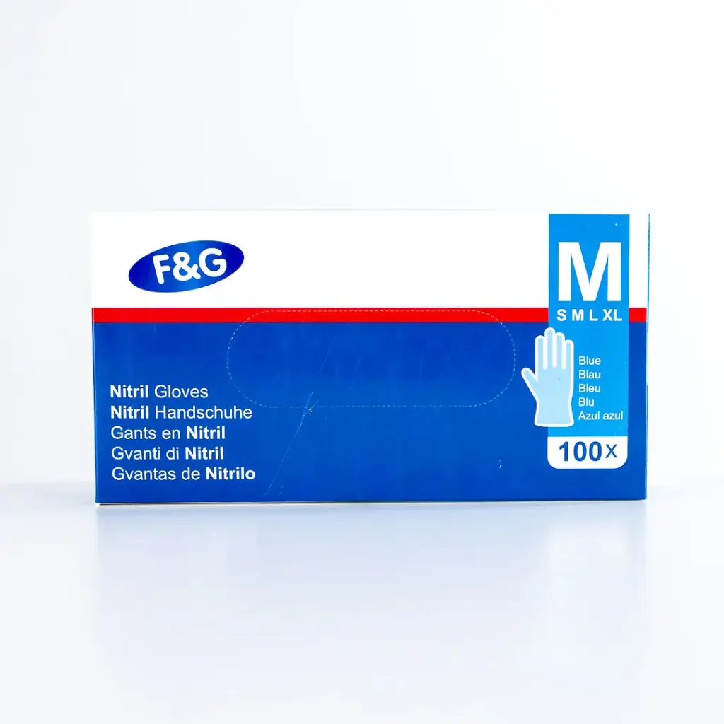Nitrile Glove Blue M 10 x 100PCS