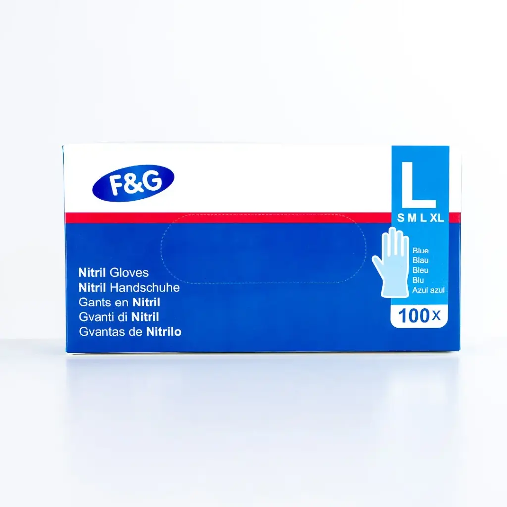Nitrile Glove Blue L 10 x 100PCS