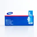 Disposable nitrile gloves blue L – powder-free, latex-free – F&G – 10 x 100 pcs