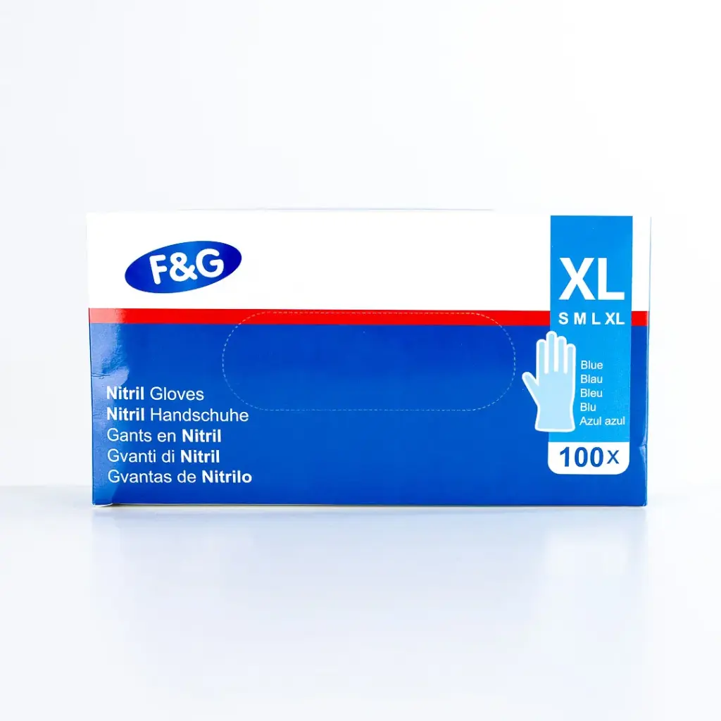 Handschuh Nitril Blau XL 10 x 100er Pack