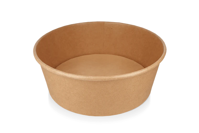 Saladeschaal kraft 1300ml 300 stuks – voedselverpakking