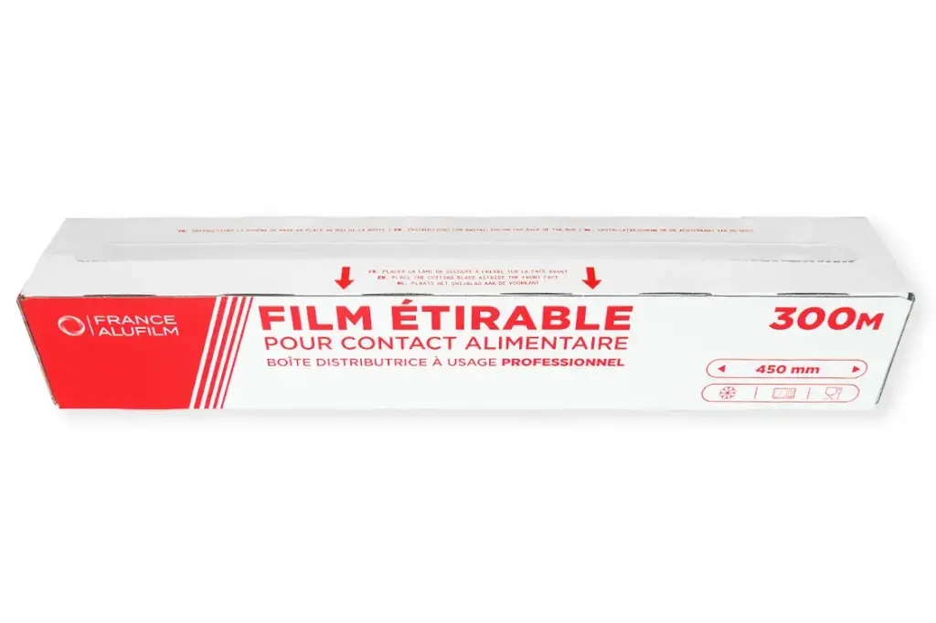 Film alimentaire étirable 300m x 450mm – 1 rouleau