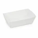 Ravier à frites carton blanc C75 – 100×70×38 mm – 250 pièces