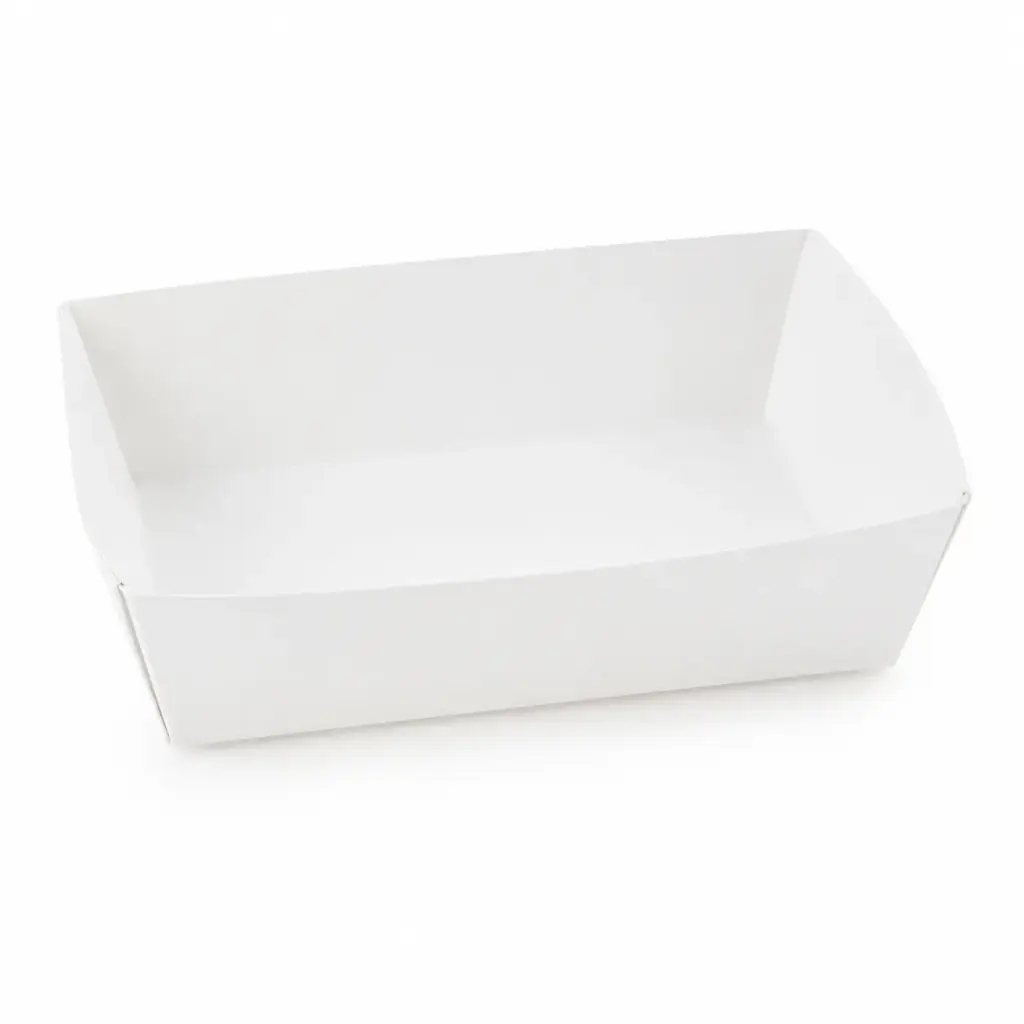 Barquettes à frites Carton Blanc C94 – grand format – 100 pièces