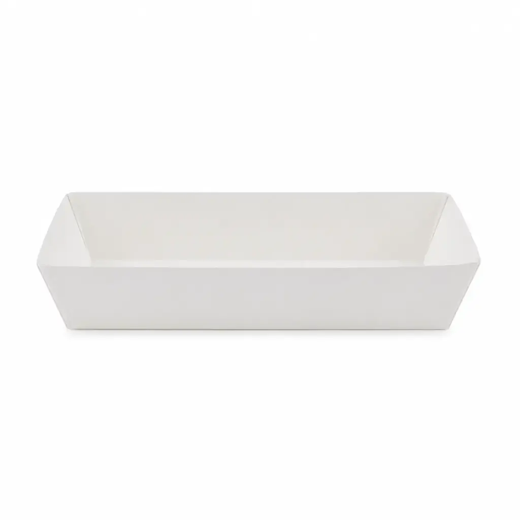 Carton Viande friture & snack long blanc C2910 – 290×100 mm – 100 pièces