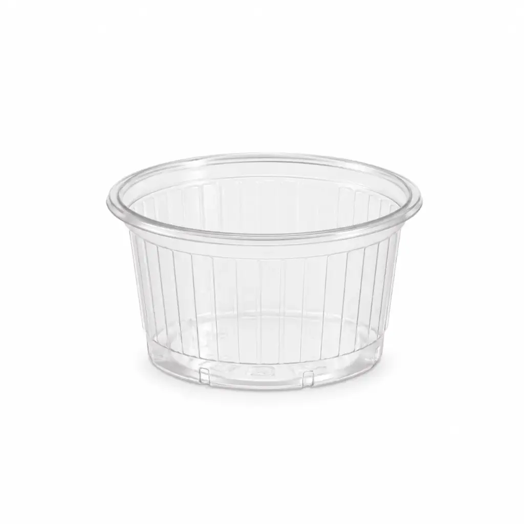 Saucenbecher gerillt transparent 5 cl Ø67 mm – 1000 Stück