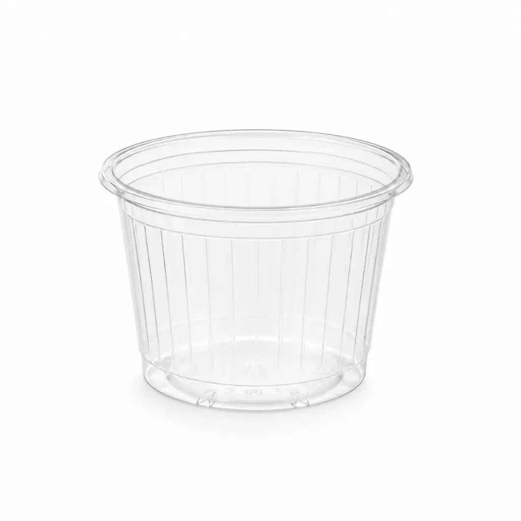Saucenbecher gerillt transparent 8 cl Ø67 mm – 1000 Stück