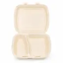Menübox AP4 creme 2 Fächer XPS – 250 Stück