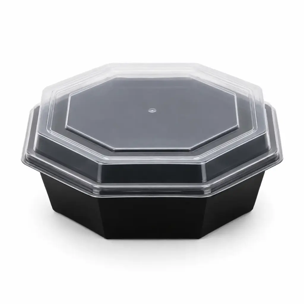 Octaview + couvercle blanche 19 cm – 200 pièces