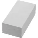 Serviettes blanches 3 plis 1/8