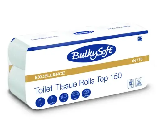 Papier Toilette BulkySoft Excellence 3 plis 96 Rouleaux 66770