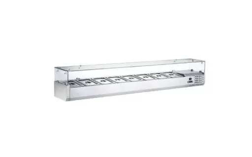 Saladette 8 x GN 1/3 inox