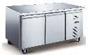 Table refrigeree inox positive 2 portes – 0/+8°C – GN 1/1