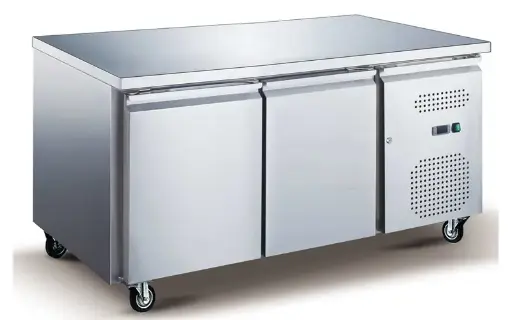 Table réfrigérée inox positive 2 portes