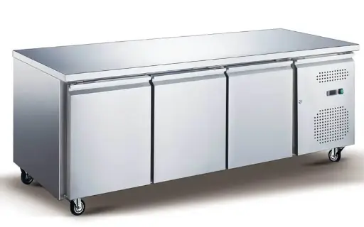 Table réfrigérée inox positive 3 portes
