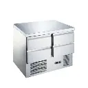 Table refrigeree inox positive 4 tiroirs – 0/+8°C – GN 1/1