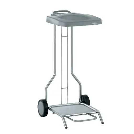 Tournus Porte-sac mobile couvercle à pédale, pour sacs 100/130 l dimensions 450 x 535 mm hauteur 900 mm