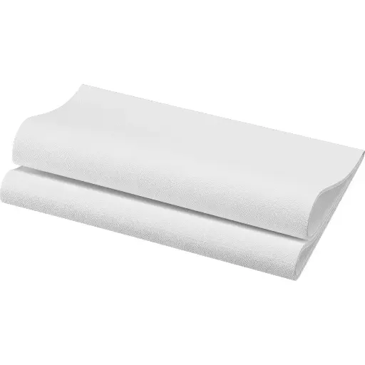 Serviettes Airlaid Bio Dunisoft® 40x40 cm 360PCS Blanches