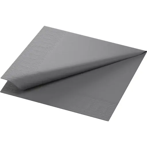 Papieren servetten 33x33 cm 2-laags 2000PCS Grijs Graniet