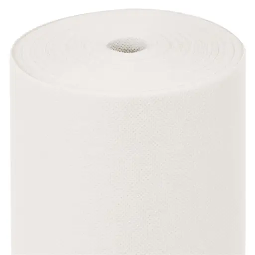 Nappe tête-à-tête Spunbound Blanche Hôtellerie 0,4x48m – Lot de 6 rouleaux