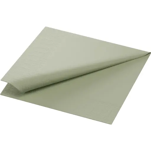 Papieren servetten 33x33 cm 2-laags 2000 stuks Pistachio Green