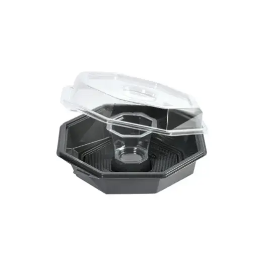 Bakje Octaview Duni 795 ml met Sauspot Grijs 280 stuks