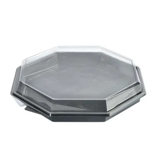 Bakje Octaview Duni 1869 ml Grijs XL 96 stuks