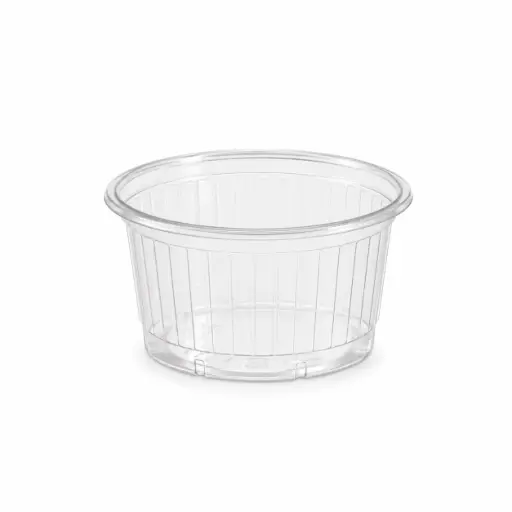 Pot à sauce strié transparent 5 cl Ø67 mm – 1000 pièces