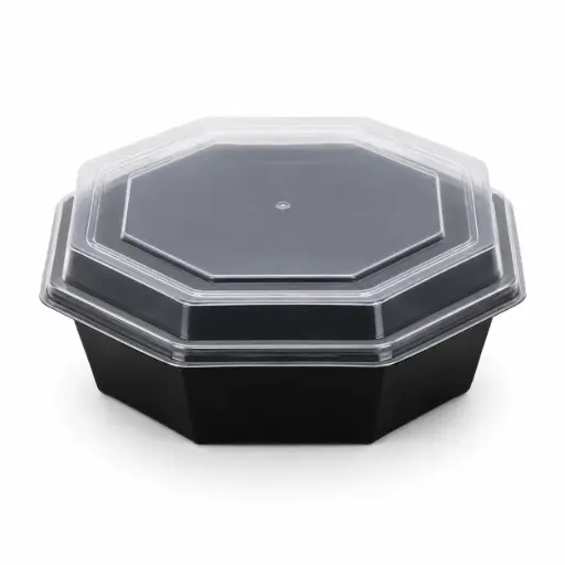 Octaview + couvercle blanche 19 cm – 200 pièces