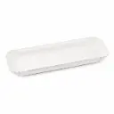 Plateau carton blanc 6,5 × 22 cm – 2000 pièces
