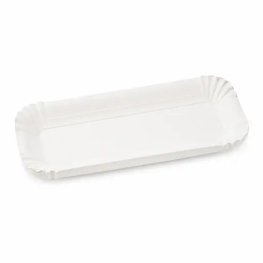 Plateau carton blanc 6 × 20 cm – 2000 pièces
