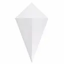 Cornet à frites carton blanc 150/250 (n°2) – 1000 pièces